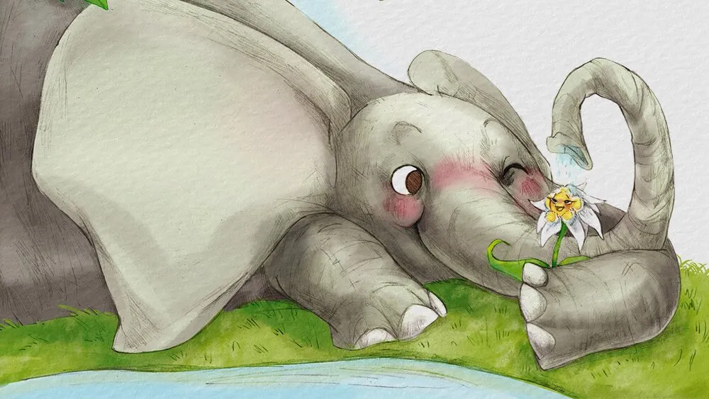 Truyện Con voi trắng - Truyện Cổ Tích