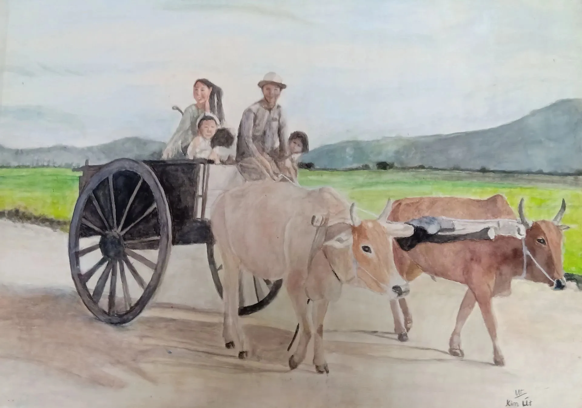 Truyện Đôi bò và cặp bánh xe - Truyện Cổ Tích