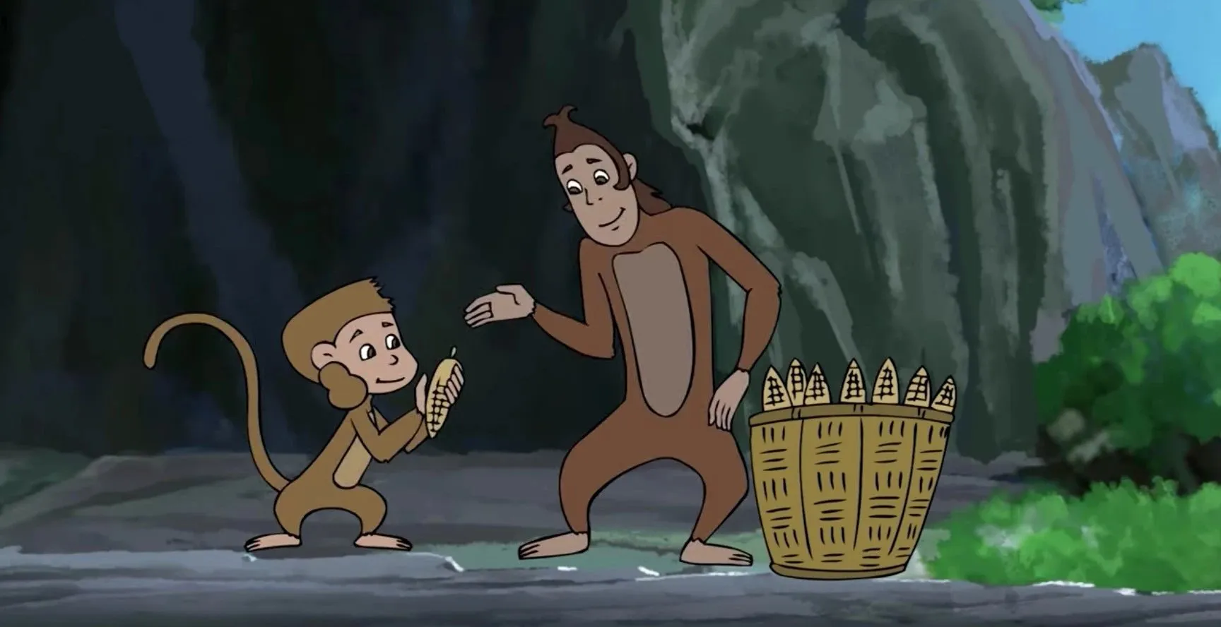 Truyện Khỉ ăn trộm ngô - Truyện Cổ Tích