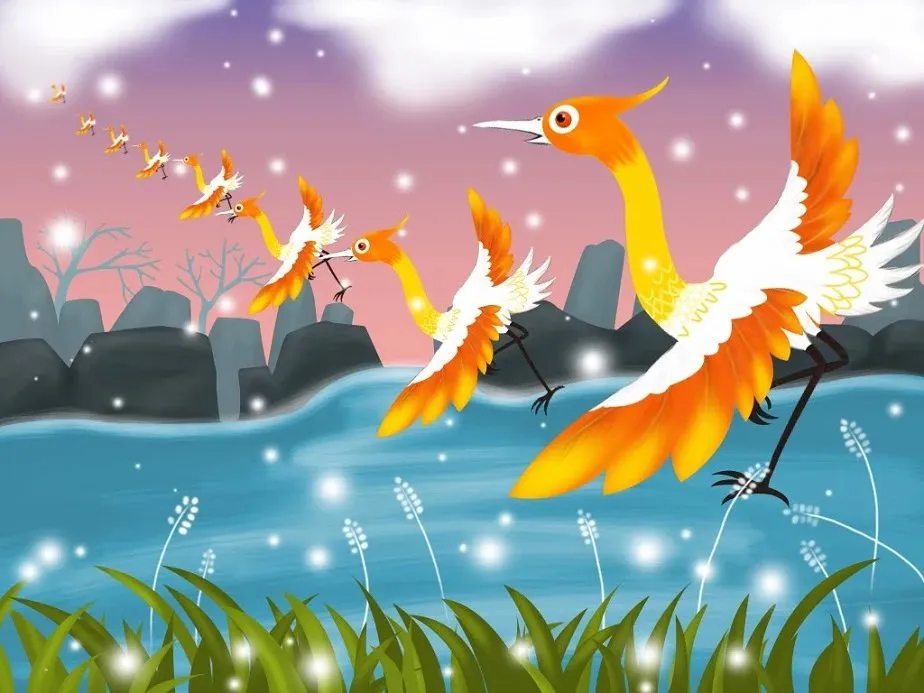 Truyện Những con hạc vàng - Truyện Cổ Tích