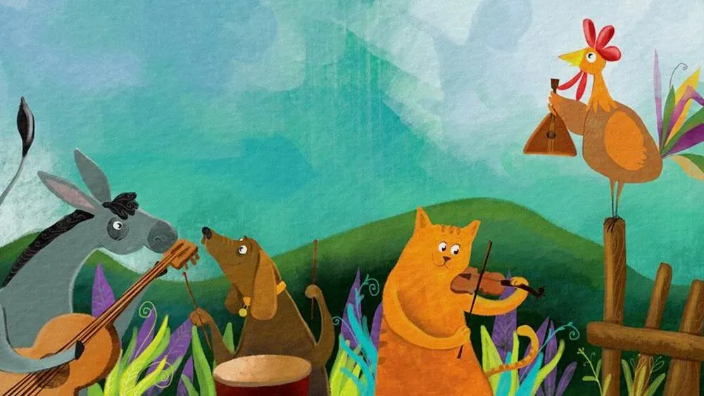 Truyện Những nhạc sĩ thành Bremen - Truyện Cổ Tích