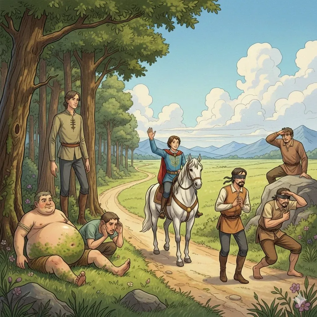 Truyện Sáu người kỳ tài - Truyện Cổ Tích