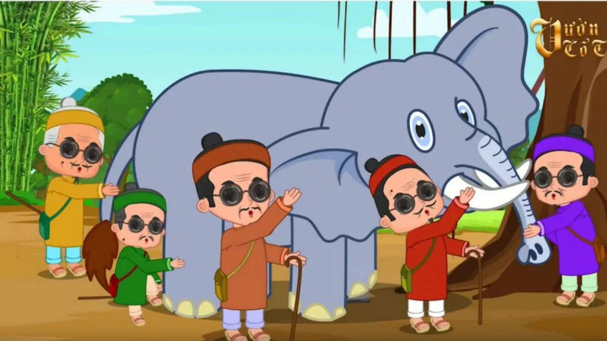 Truyện Thầy bói xem voi - Truyện Cổ Tích