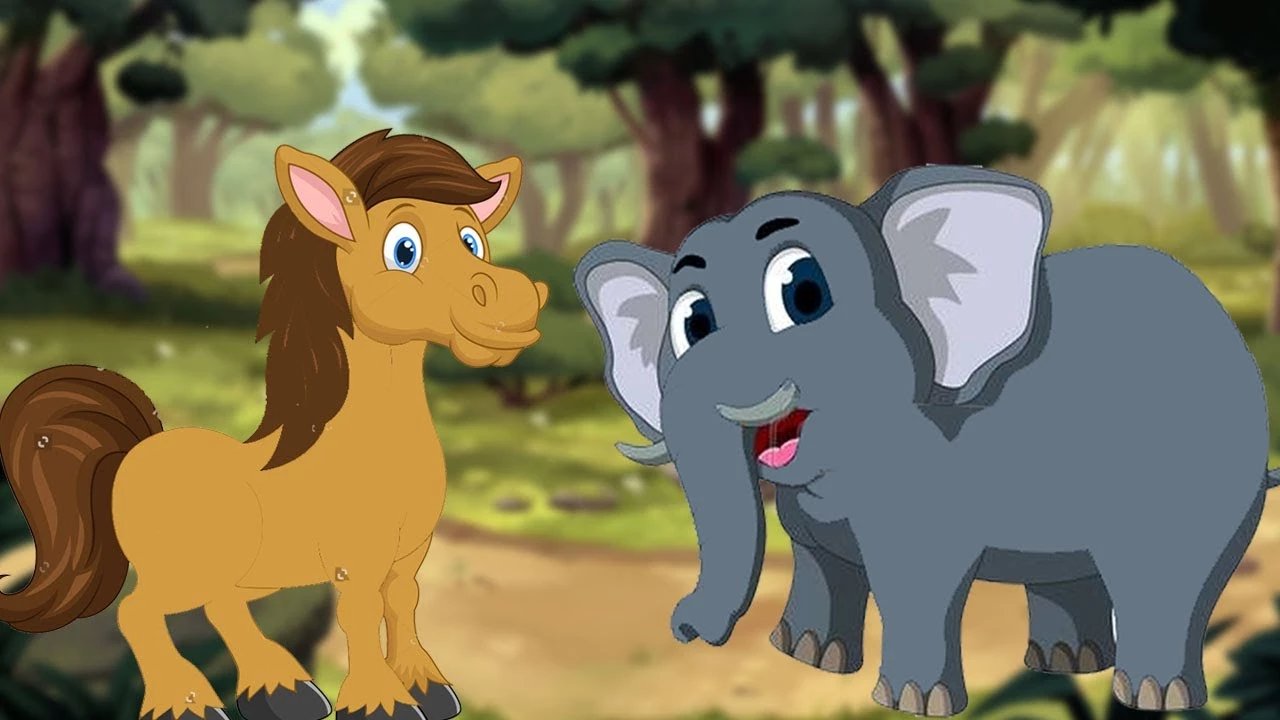 Truyện Voi ngựa đua nhau - Truyện Cổ Tích