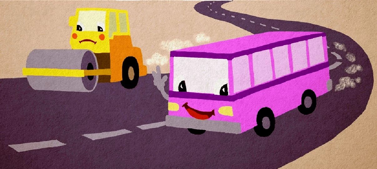 Truyện Xe Lu và Xe Ca - Truyện Cổ Tích